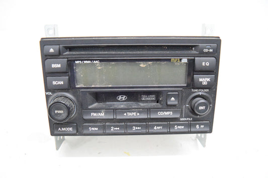 05 06 HYUNDAI TUCSON RADIO CD CASSETTE RADIO PLAYER OEM