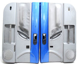 99 00 01 02 03 04 05 06 07 08 09 VW BEETLE DOOR PANEL SET ROYAL BLUE GREY