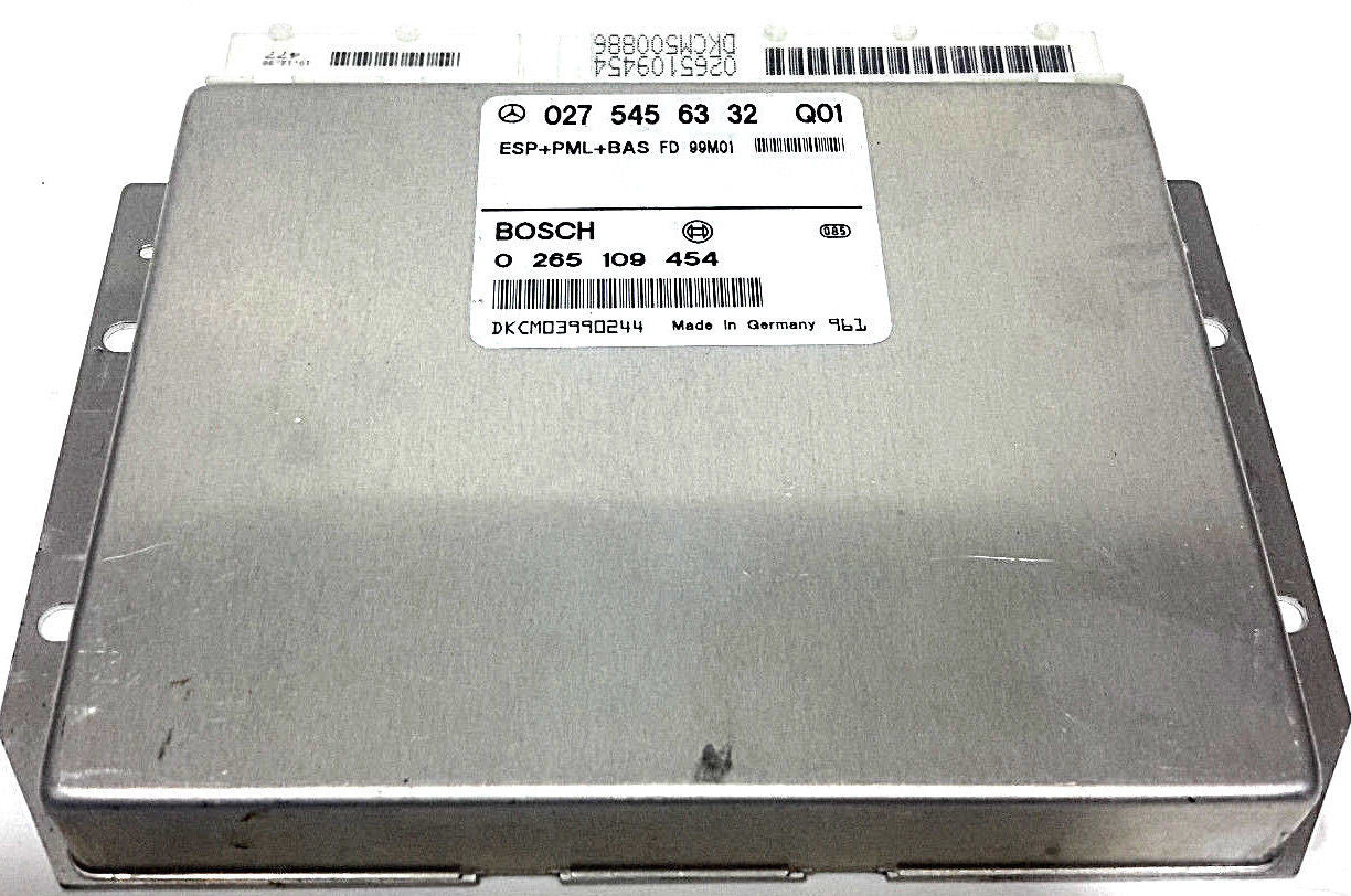 01 02 MERCEDES CL500 S430 S500 ABS COMPUTER STABILITY CONTROL 0275456332