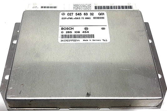01 02 MERCEDES CL500 S430 S500 ABS COMPUTER STABILITY CONTROL 0275456332