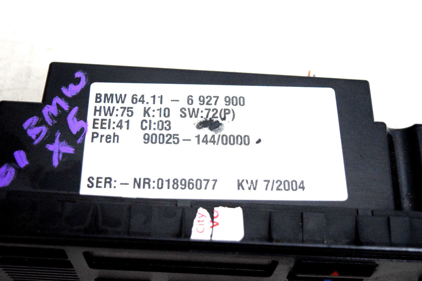 01 02 03 04 05 06 BMW X5 E53 E38 CLIMATE CONTROL MISSING BUTTONS