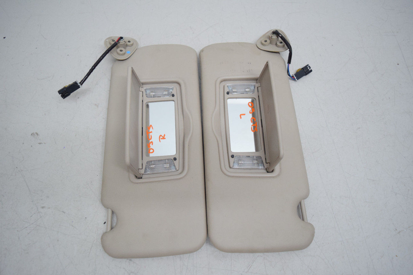 01 02 03 04 05 06 HYUNDAI ELANTRA SUNVISOR SUN VISORS TAN