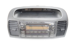 05 06 TOYOTA CAMRY RADIO CD PLAYER DASH BEZEL WITH CLOCK