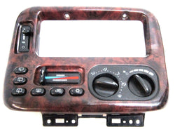 99 00 CHRYSLER TOWN AND COUNTRY CLIMATE CONTROL DASH BEZEL