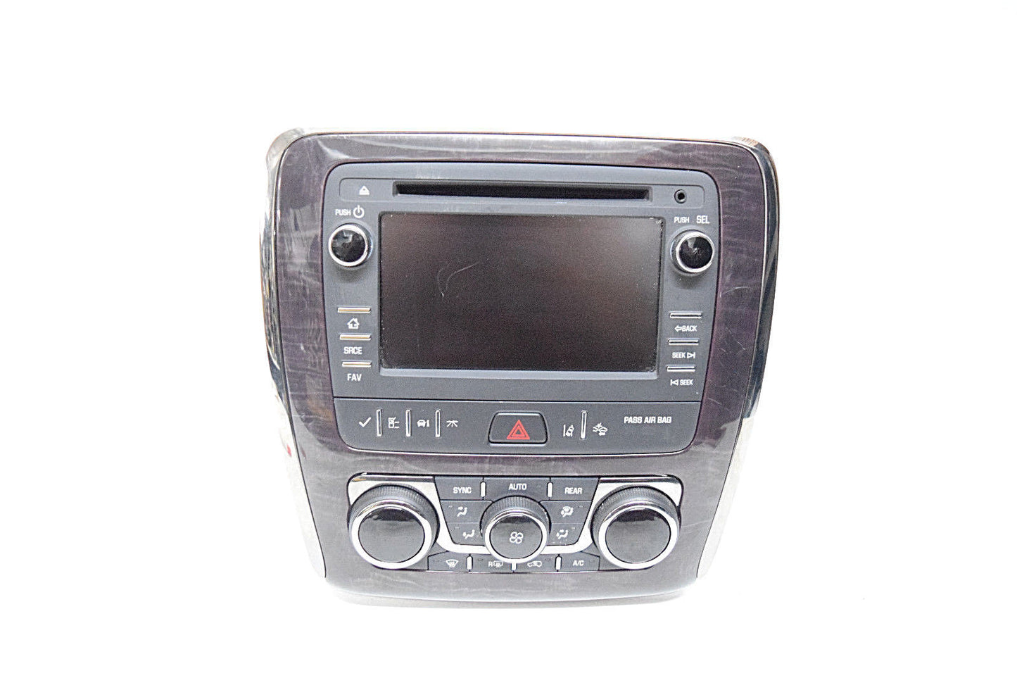 15 16 CHEVY TRAVERSE TOUCH SCREEN RADIO CD PLAYER BEZEL CLIMATE CONTROL OEM