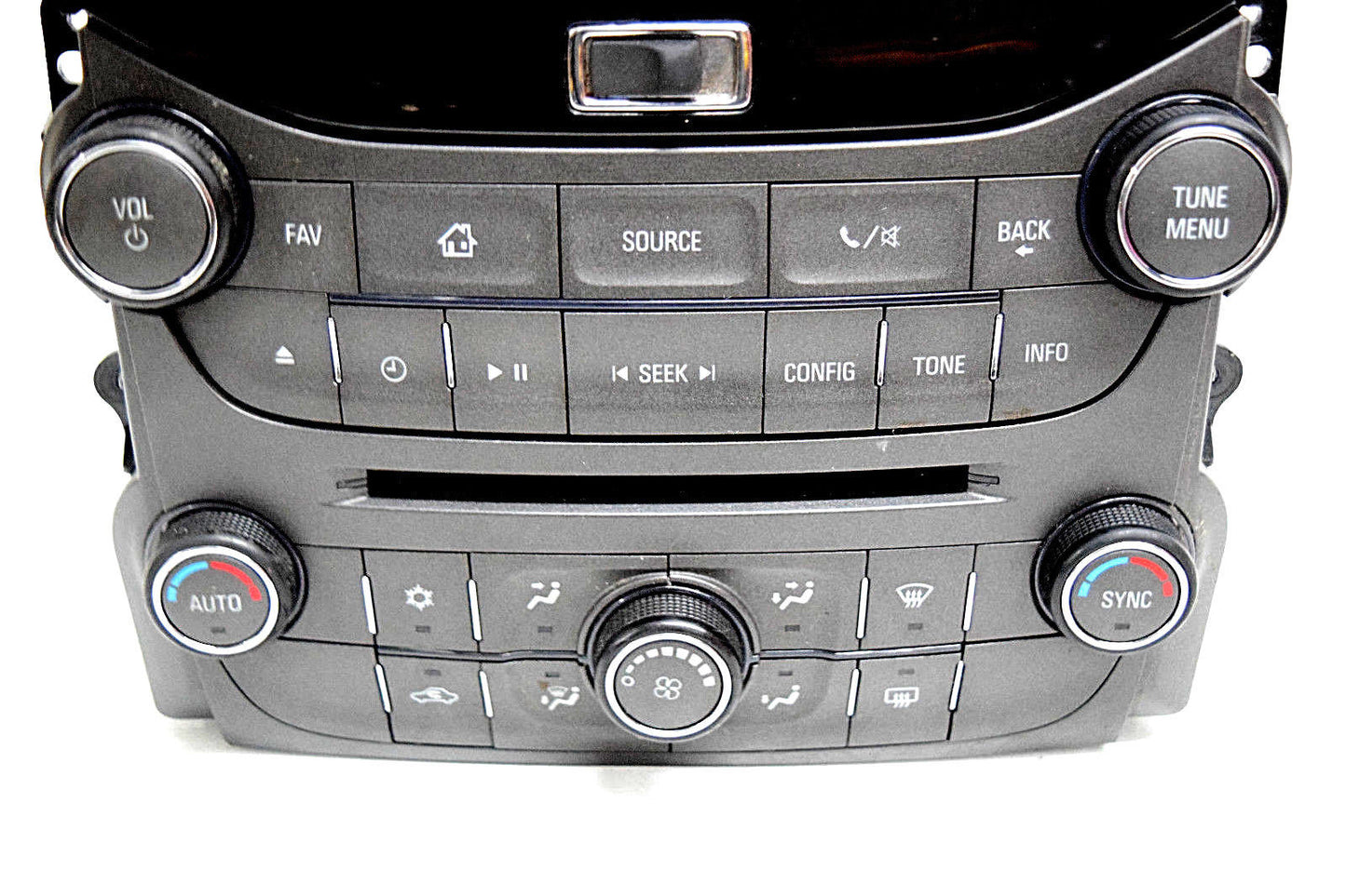 14 15 CHEVY IMPALA CLIMATE CONTROL MEDIA DISPLAY SCREEN OEM