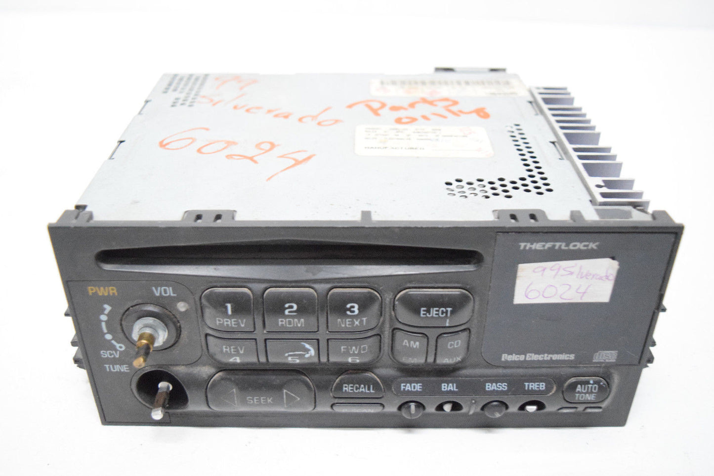 95 96 97 98 99 00 01 02 CHEVY SILVERADO RADIO CD PLAYER MISSING KNOBS