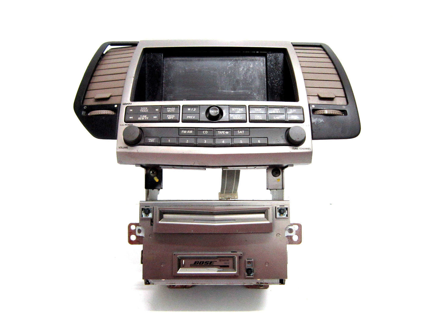 04 05 NISSAN MAXIMA  INFO SCREEN 6 CD RADIO CONTROL CLIMATE CONTROL CD PLAYER