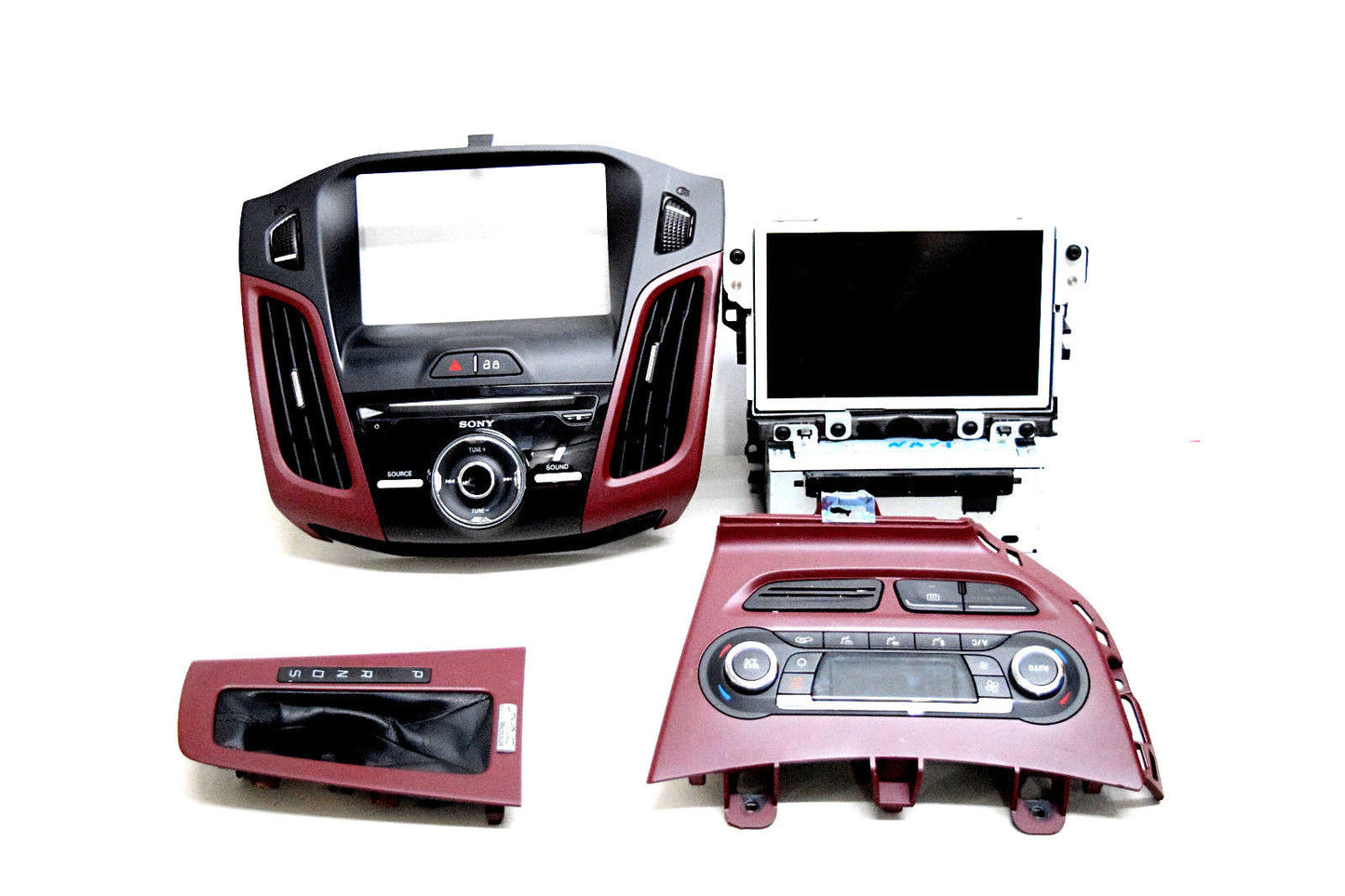 12 13 14 FORD FOCUS SONY NAVIGATION RADIO CLIMATE CONTROL SHIFTER BEZEL BT