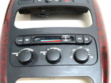01 02 03 04 05 06 07 CARAVAN MANUAL CLIMATE CONTROL DASH BEZEL TRIM