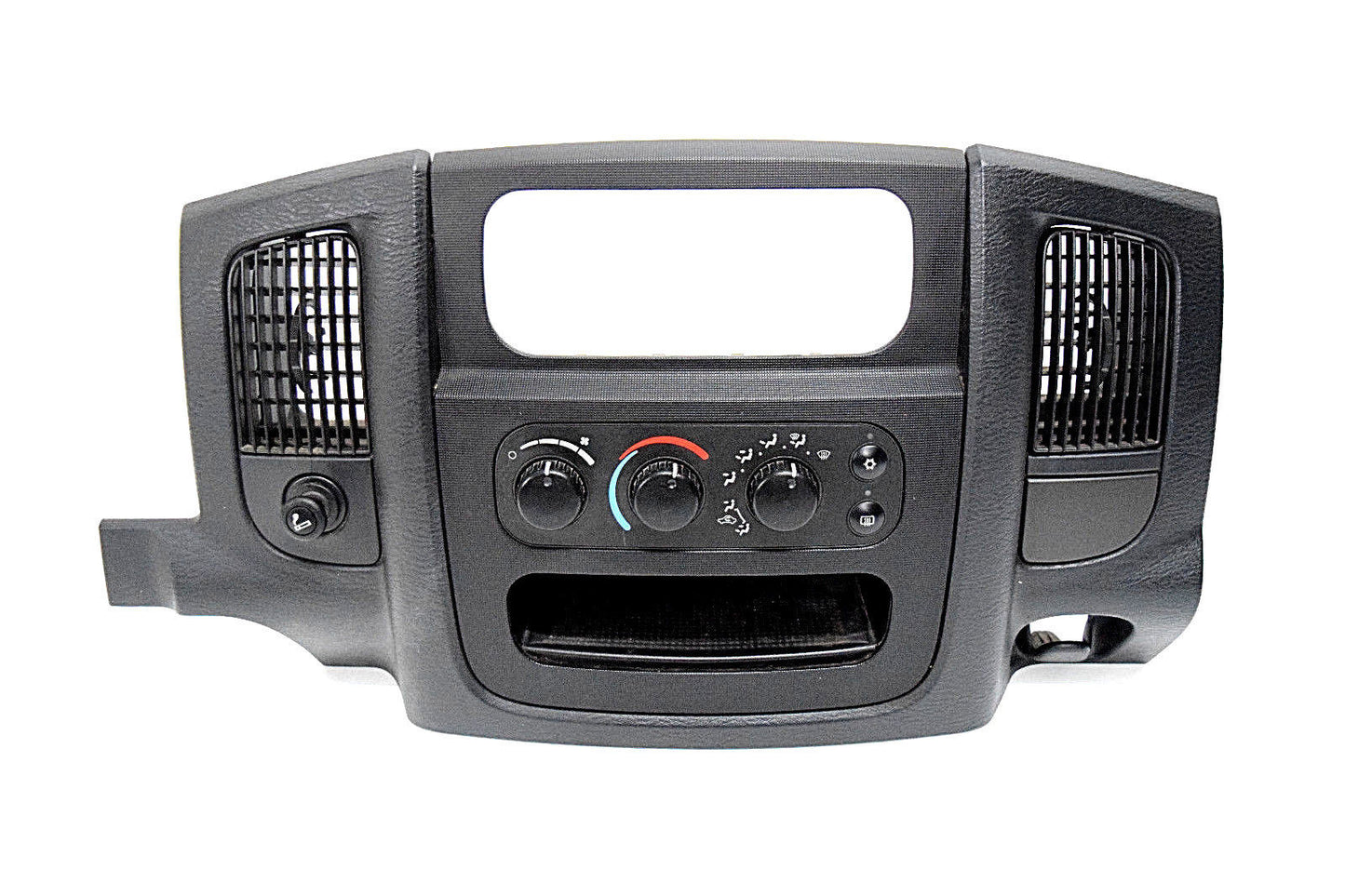 03 04 05 DODGE RAM 1500 2500 3500 DASH BEZEL WITH CLIMATE CONTROL REAR DEFROST