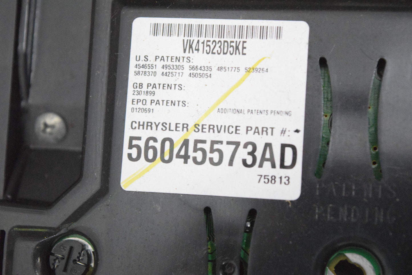 02 03 04 05 DODGE RAM 1500 2500 OVERHEAD DIGITAL INFO DISPLAY STORAGE