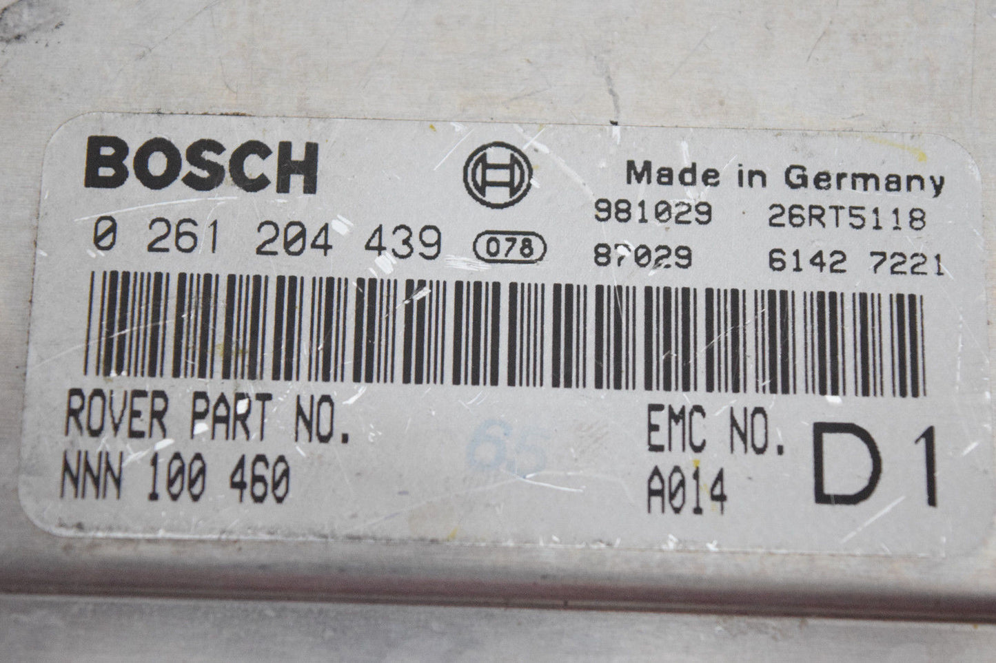 99 00 LANDROVER DISCOVERY ECU ECM ENGINE COMPUTER 0261204439