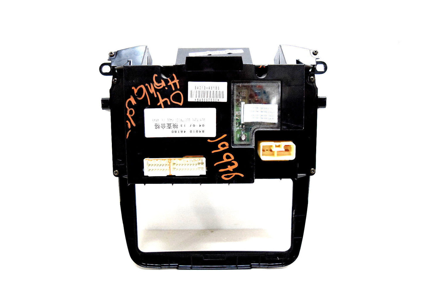 01 02 03 04 05 06 07 TOYOTA HIGHLANDER CLIMATE CONTROL DASH BEZEL OEM