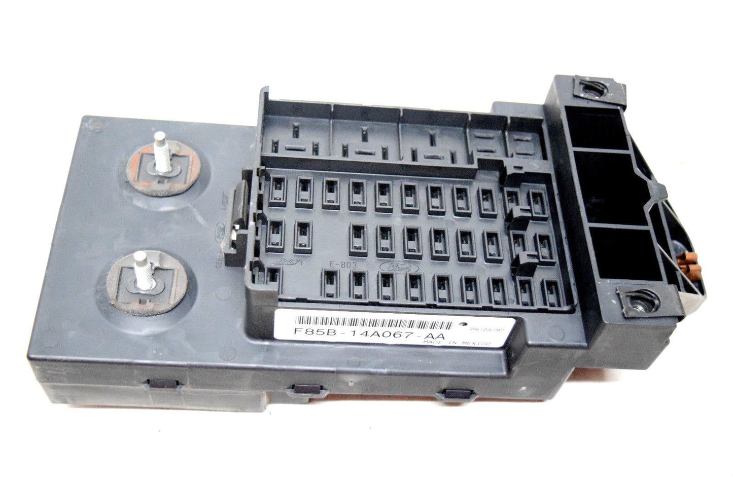 97 98 F150 F250 UNDER DASH FUSE BOX F85B14A067AA NO GEM MODULE