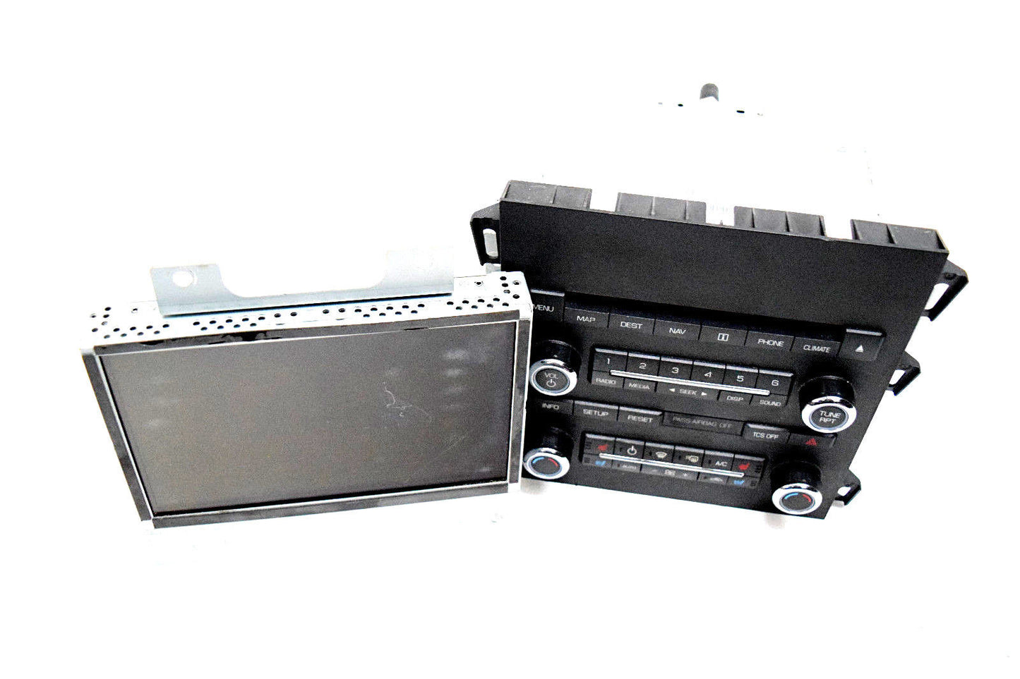 11 12 LINCOLN MKZ RADIO CD PLAYER CLIMATE CONTROL NAVIGATION INFO DISPLAY SCREEN