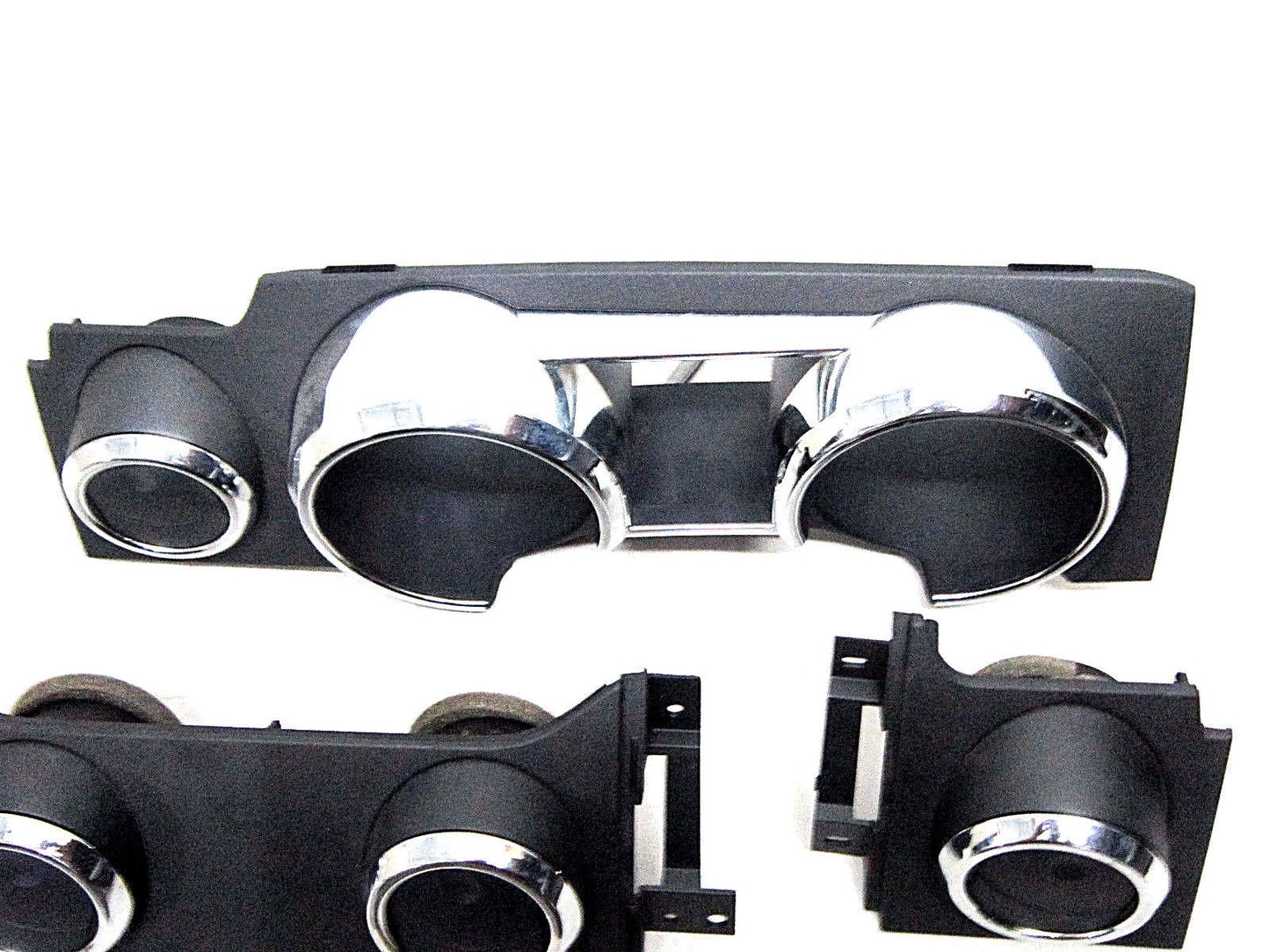 05 06 07 08 09 FORD MUSTANG BLACK CHROME DASH VENTS SPEEDOMETER BEZEL