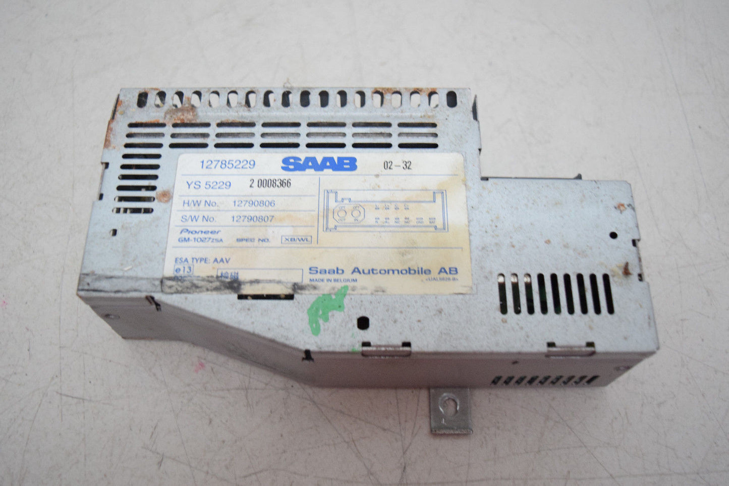02 03 04 05 06 07 SAAB 9-3 93 RADIO AMP AMPLIFIER 12785229