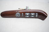 99 00 CADILLAC ESCALADE DRIVER MASTER WINDOW SWITCH WOODGRAIN