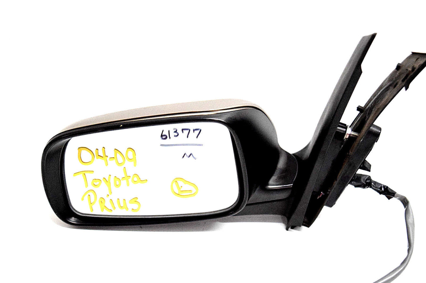 04 05 06 07 TOYOTA PRIUS LEFT DRIVER MIRROR GOLD BLACK TRIM
