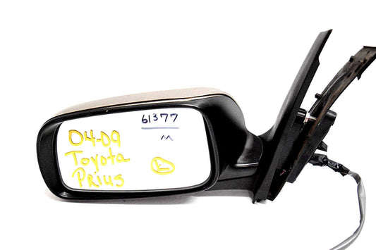 04 05 06 07 TOYOTA PRIUS LEFT DRIVER MIRROR GOLD BLACK TRIM