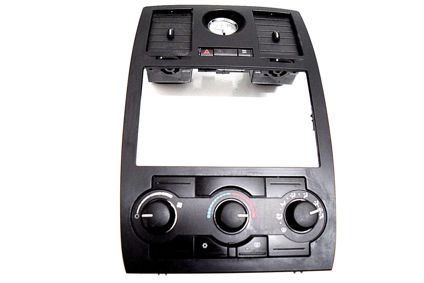 05 06 07 CHRYSLER 300 DOUBLE DIN DASH BEZEL BLACK