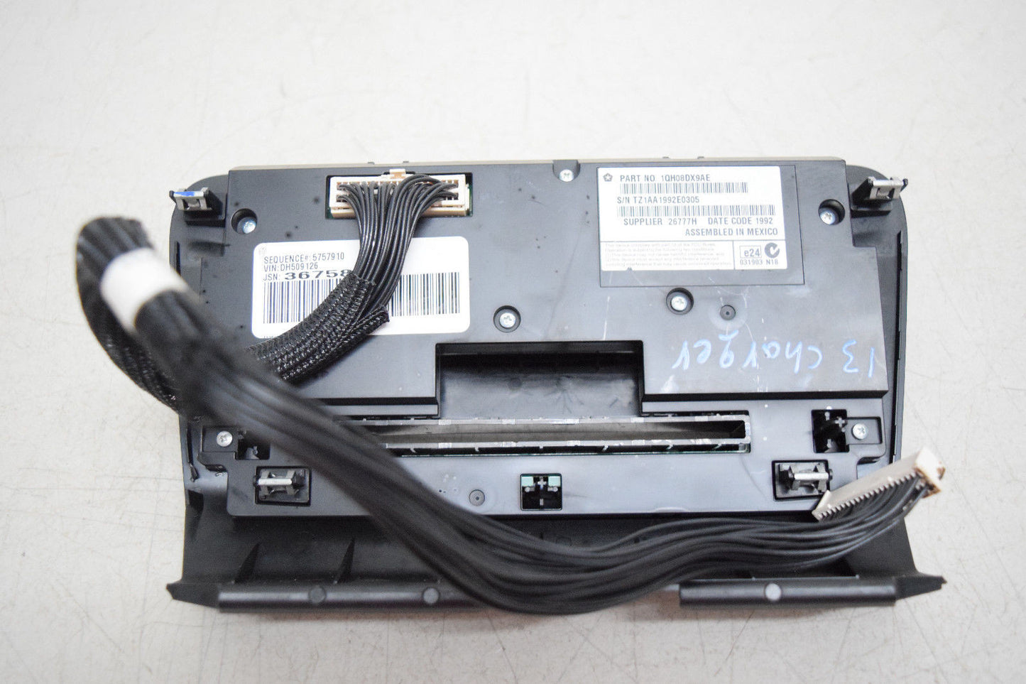 11 12 13 14 DODGE CHARGER RADIO CONTROL CLIMATE CONTROL PANEL OEM