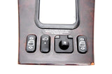 98 99 00 01 02 MERCEDES CLK320 CLK430 GEAR SHIFTER BEZEL WOODGRAIN OEM