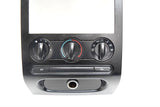 04 05 06 07 08 FORD F-150 F150 CLIMATE CONTROL DOUBLE DIN DASH BEZEL BLACK