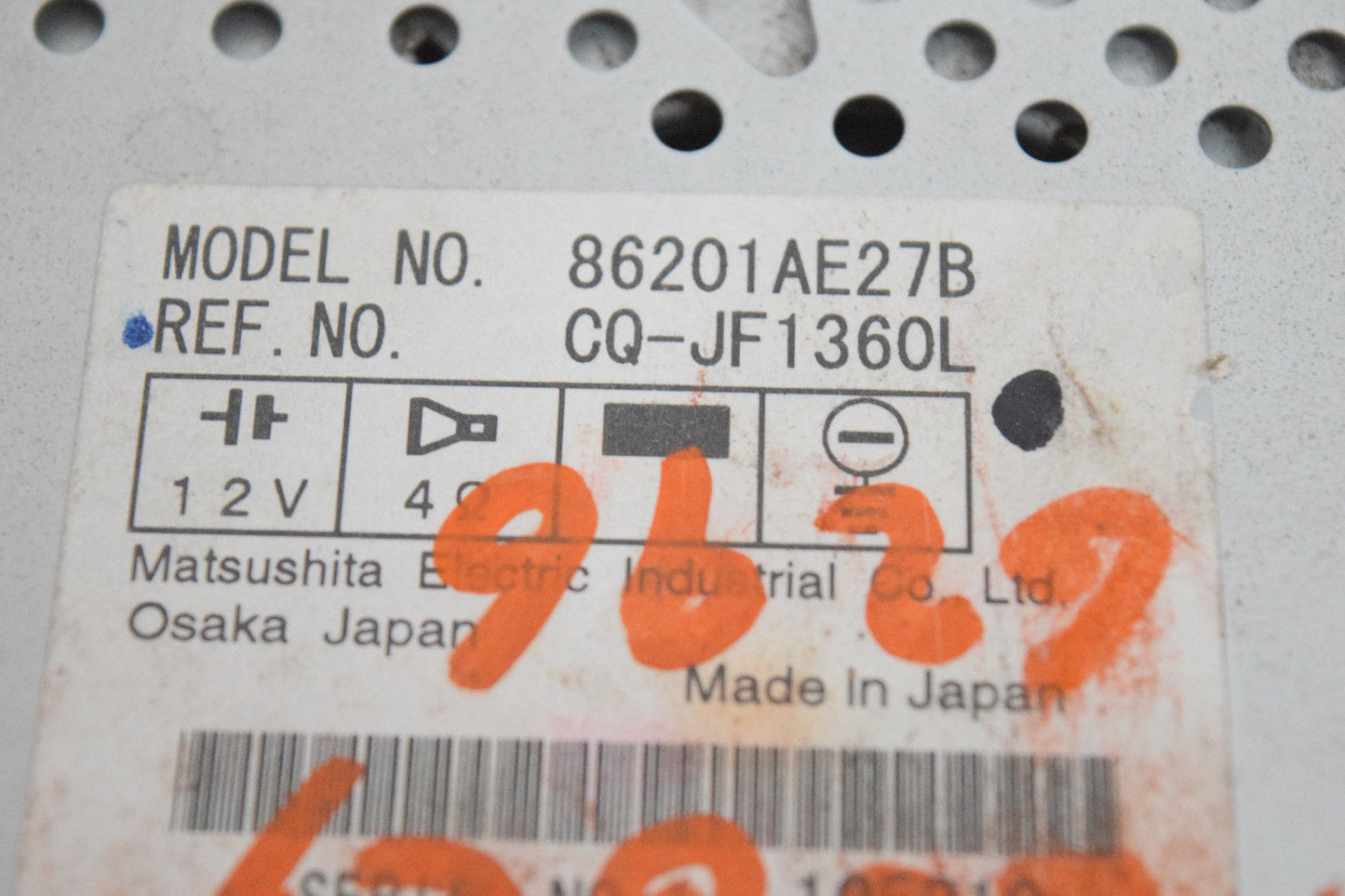 03 04 SUBARU LEGACY RADIO CD PLAYER OEM