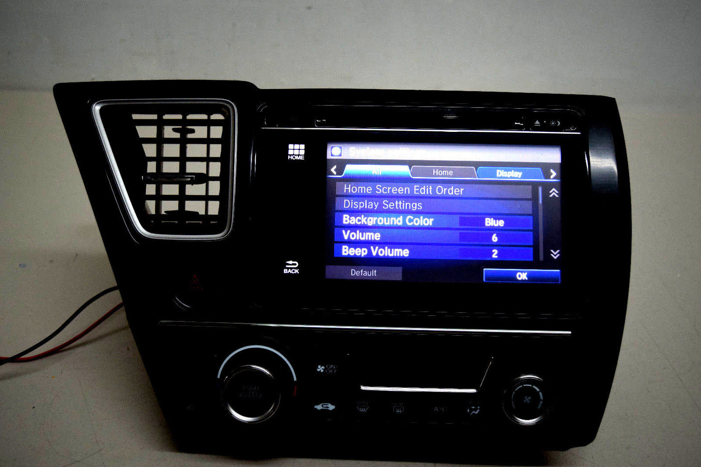 14 15 16 HONDA CIVIC TOUCH SCREEN RADIO CLIMATE CONTROL BLUETOOTH  DVD PLAYER
