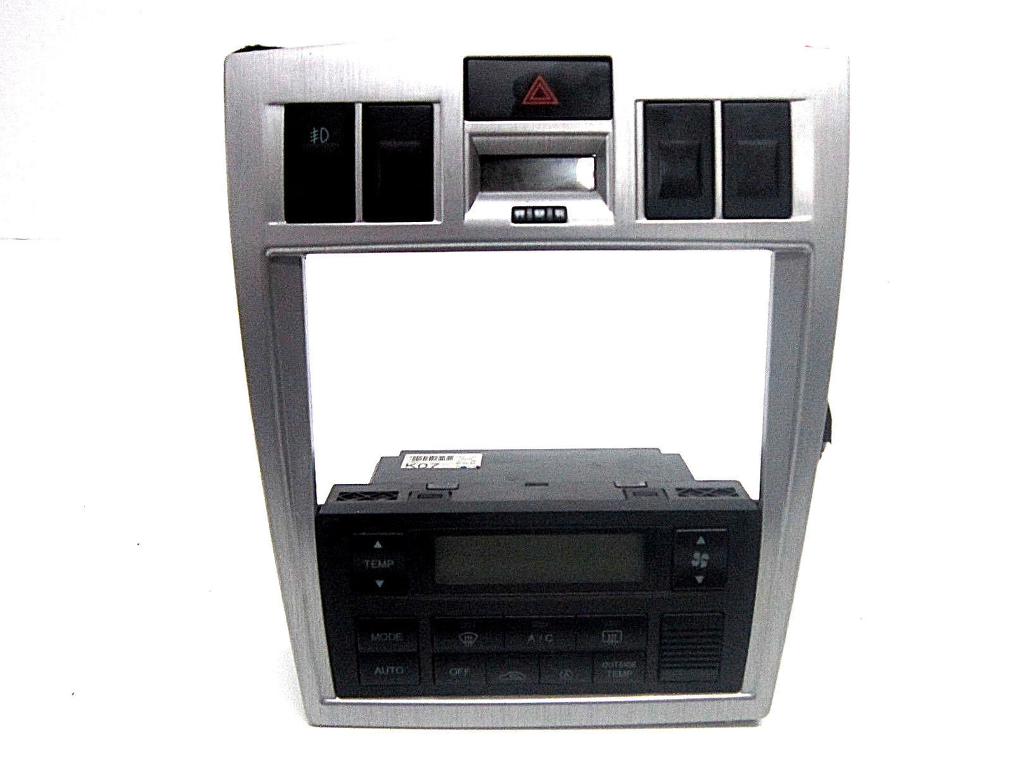 05 06 HYUNDAI TIBURON DASH BEZEL DIGITAL CLIMATE CONTROL