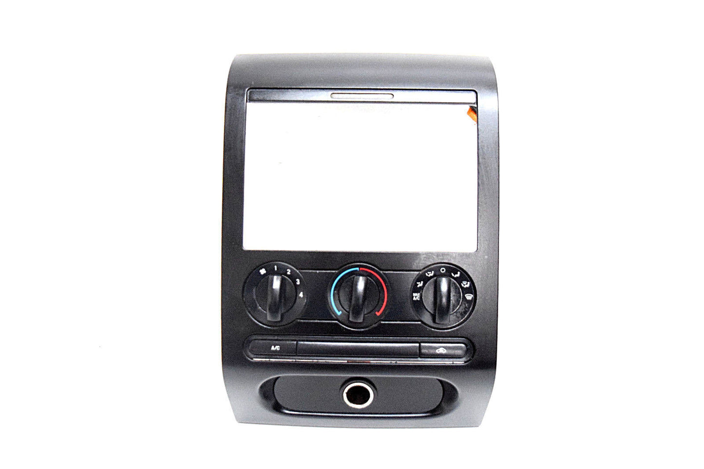 04 05 06 07 08 FORD F-150 F150 CLIMATE CONTROL DOUBLE DIN DASH BEZEL BLACK
