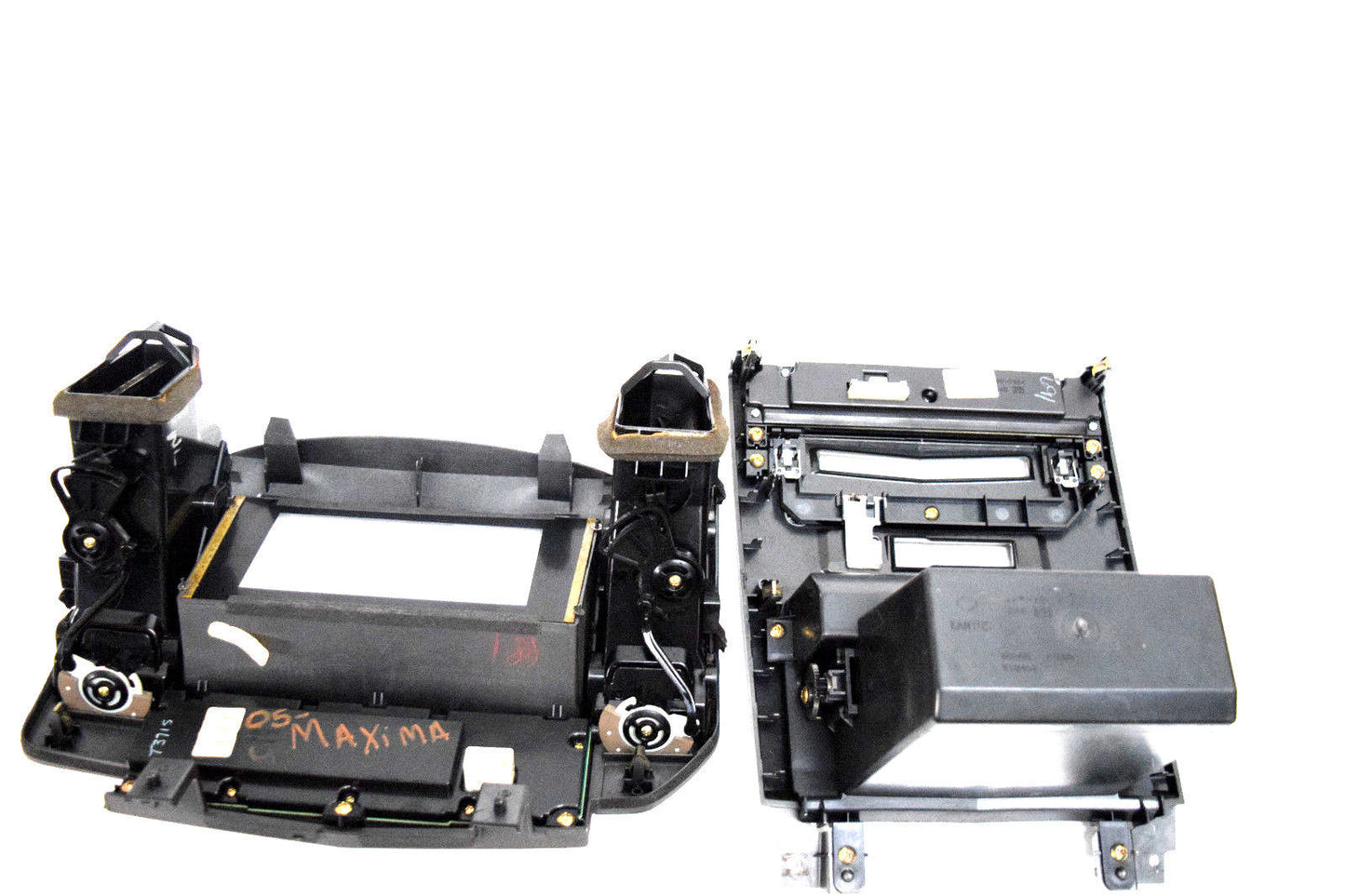 04 05 NISSAN MAXIMA  INFO SCREEN CD RADIO DISPLAY COVER ONLY CLIMATE CONTROL OEM