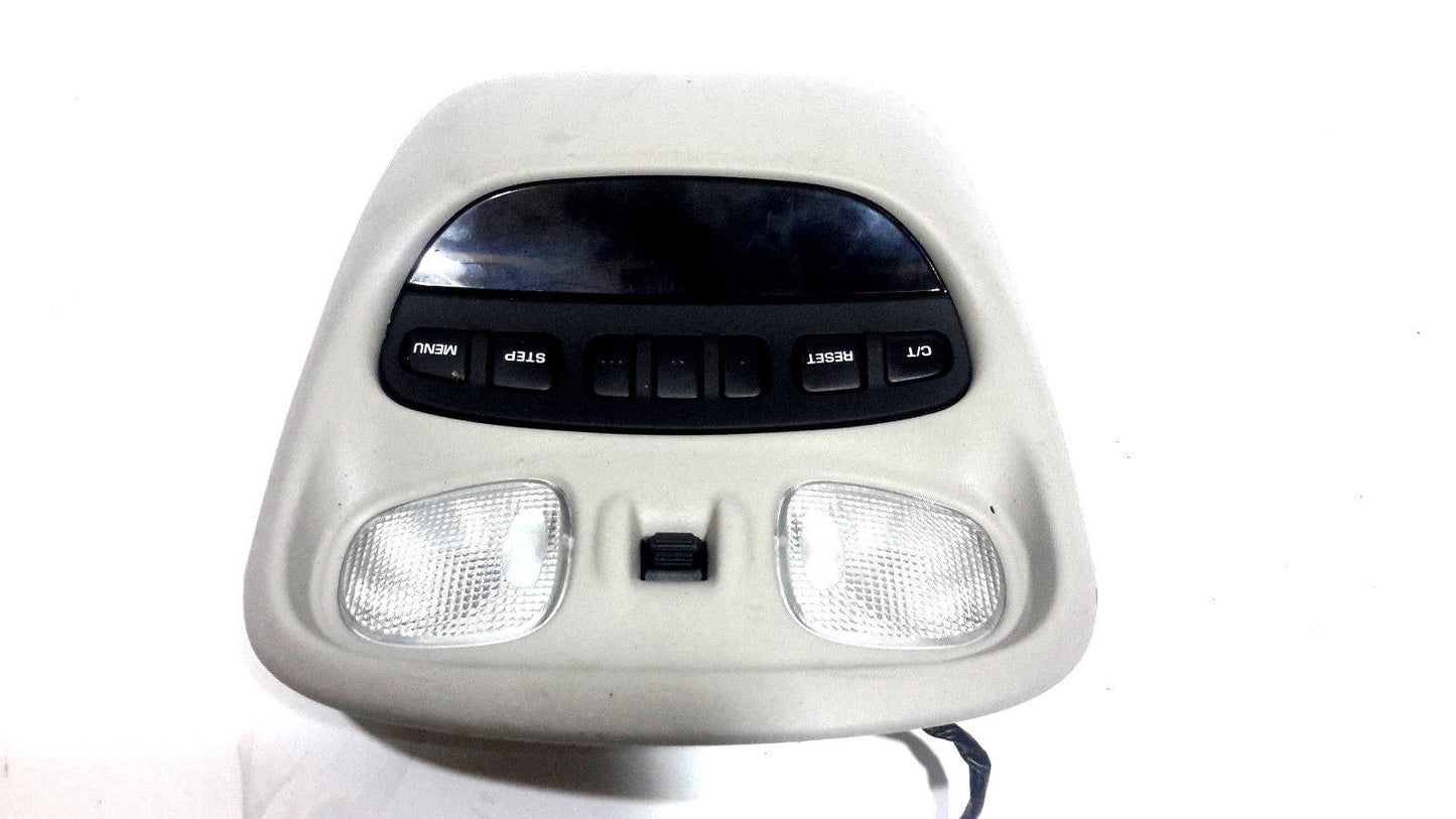 99 00 01 02 03 04 JEEP GRAND CHEROKEE OVERHEAD CONSOLE DISPLAY DOME LIGHT