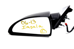 06 07 08 09 10 11 12 13 14 15 CHEVY IMPALA LEFT DRIVER SIDEVIEW MIRROR BLACK