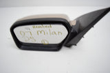 06 07 08 09 10 MERCURY MILAN LEFT DRIVER SIDE VIEW MIRROR GOLD BLACK TRIM