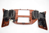 01 02 MITSUBISHI MONTERO LIMITED WOODGRAIN DASH BEZEL WITH EVENTS