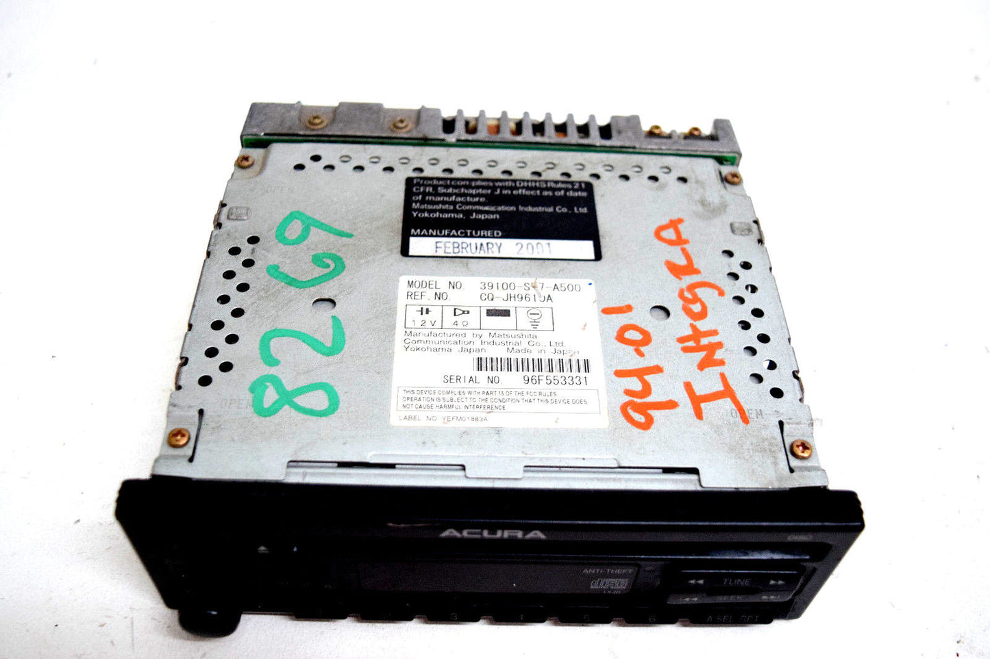 94 95 96 97 98 99 00 01 ACURA INTEGRA RADIO CD PLAYER OEM