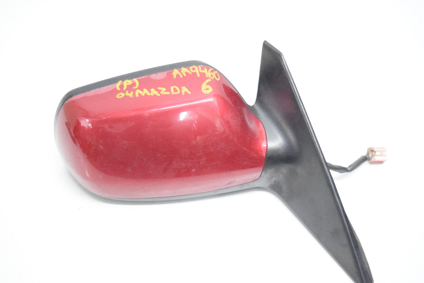03 04 05 06 07 08 MAZDA 6 RIGHT PASSENGER SIDE VIEW MIRROR MAROON BLACK TRIM