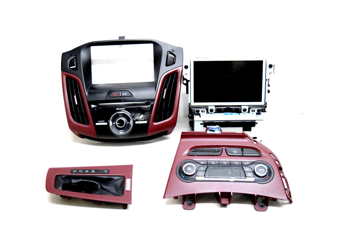 12 13 14 FORD FOCUS SONY NAVIGATION RADIO CLIMATE CONTROL SHIFTER BEZEL BT