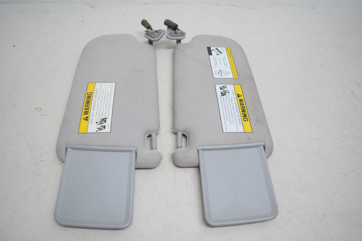05 06 07 08 09 HYUNDAI TUCSON SUN VISOR SUNVISOR SET PAIR GREY