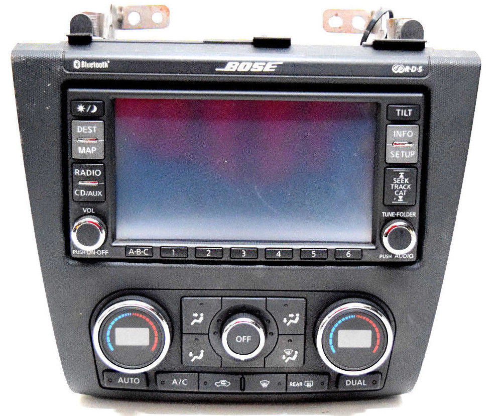07 08 09 NISSAN ALTIMA RADIO CD PLAYER NAVIGATION CLIMATE CONTORL