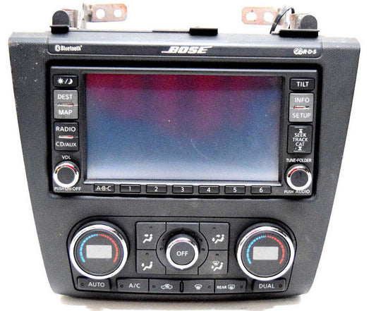 07 08 09 NISSAN ALTIMA RADIO CD PLAYER NAVIGATION CLIMATE CONTORL