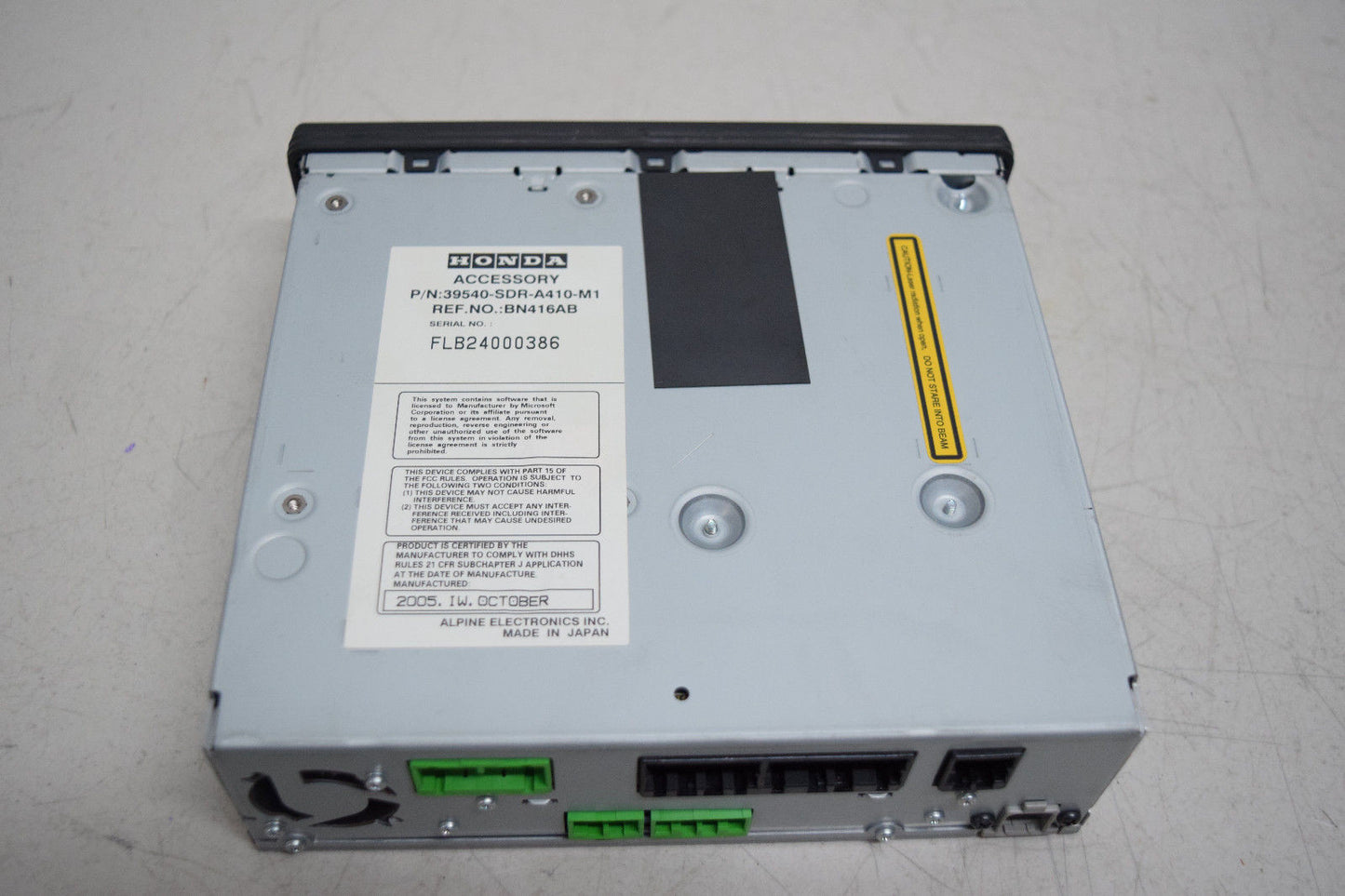 04 05 06 07 HONDA ACCORD HYBRID DVD GPS NAVIGATION DRIVE MODULE