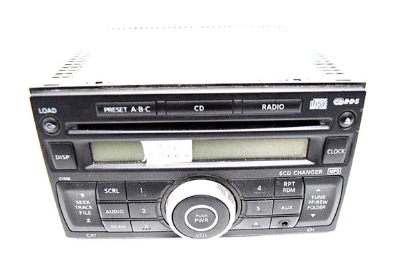 10 11 12 NISSAN VERSA RADIO 6 DISC CD PLAYER AUX INPUT OEM