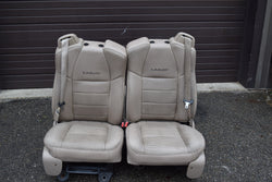 01 02 03 04 05 06 07 FORD F250 F350 LARIAT POWER LEATHER SEAT SET WITH HEADREST