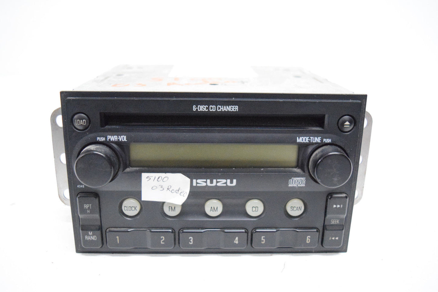 03 04 ISUZU RODEO RADIO CD PLAYER OEM