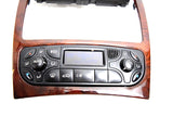 02 03 04 05 MERCEDES C230 DASH BEZEL CLIAMTE CONTROL DUEL DUAL WOOD GRAIN