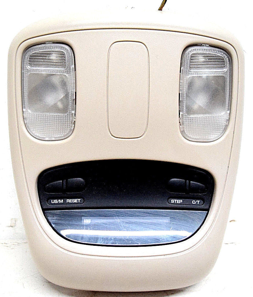 02 03 04 05 DODGE RAM 1500 2500 OVERHEAD CONSOLE DOME LIGHT WITH DISPLAY